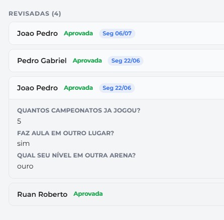 Solicitação de vaga pública em aula